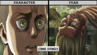 FEARS OF AOT CHARACTERS [SHINGEKI NO KYOJIN/ATTACK ON TITANS]