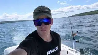 Troll fishing at the beautiful Copley&rsquo;s bay Wiarton Georgian bay during the chantry derby