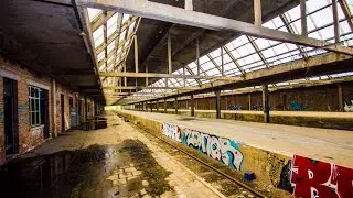 treinstation Montzen Belgie mooie plek voor  Urbexers