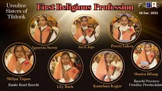 First Religious Profession? Ursuline Sisters of Tildonk/7 Novices Made Commitment/Bishop Theodore M.