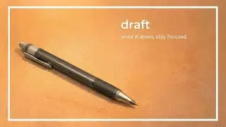 draft | lo-fi chillhop for deep work (no vocals) #workmusic