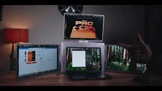 Quad Screen Setup on Any Laptop Riitek 16-Inch Portable Monitor for Trading, Editing & Coding Review