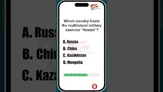 Which Country Hosts the Multilateral Military Exercise &lsquo;Vostok&rsquo;? |  Current Affairs #shorts #gk