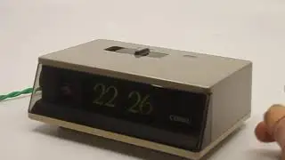 Copal LP245 - black light- flip-alarmclock