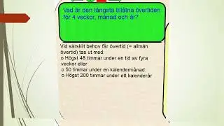 Juridik - Arbetstidslagen