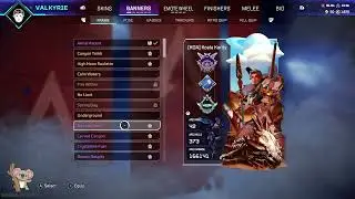 New Epic Frame for Valk (Bite The Dust), Space Hunt Prize Tracker. [Apex Legends -Highlight- Sept24]