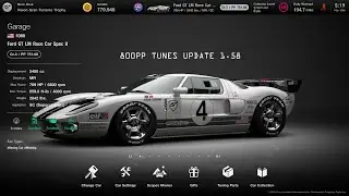 [Gran Turismo 7] Ford GT LM Spec II Race car 800pp tunes update 1.58
