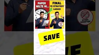 Time Management Mantra for Exams | Strategy |Speed