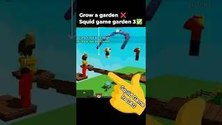 Squid Game update in Grow a Garden 🏡 #growagarden #roblox #update