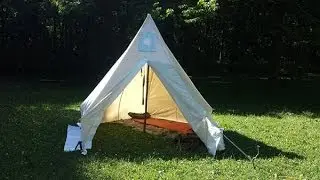 Atuktents Kanguk 9x9 canvas summer setup