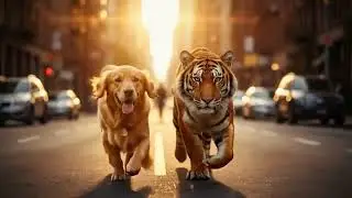 A Tiger in Traffic ! Nabro&rsquo;s City Chaos
