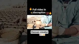 Amazing Village Pottery Work | Handmade Clay Pots #viralvideo # full video link in YouTube channel 💯