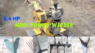 खेती करे छोटे ट्रैक्टर से Mini weeder KK - IC - 300D kisaan Kraft diesel engine full demo