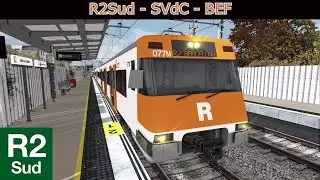 Rodalies de Cataluña - R2Sud - cab ride S447 desde St Vicenc de Calders hasta Barcelona est. Fra.
