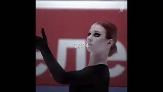 alexandra trusova 2022 vs 2024 #alexandratrusova #alexandraignatova #figureskating #edit