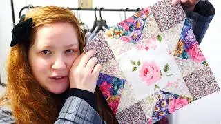 How To Make A SAWTOOTH STAR Quilt Block: January BOM: scrappy sampler quilt QAL