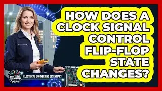 How Does a Clock Signal Control Flip-Flop State Changes?