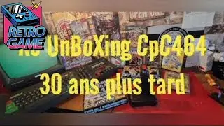 GAMING RETROGAMING AMSTRAD CPC 464 BOXED 38 ans plus tard 30 an dans le garage vidéo oblige #amstrad