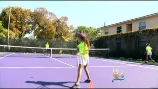 Young Tennis Players Are Taking Lessons From A Real Pro