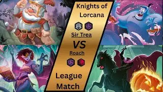 Curve & Control! | Disney Lorcana Set 10 Gameplay | Amethyst Steel vs Ruby Amethyst | KoL  Bo3 Match