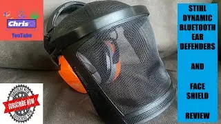Stihl Bluetooth Ear Defenders and Face Shield - Review