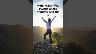 The Power of Prayer 🙏 Faith That Moves Mountains Through Hope and Peace #motivation #faith #shorts