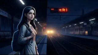 स्टेशन का सन्नाटा और वो डरावना चेहरा! | Horror Story of a Late Night Train #viralvideo #horror