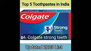 5 Best toothpaste in india 😯😯 2023 updated list of top 5 Toothpastes in india 🌸 #shorts #toothpaste