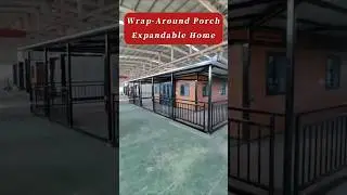 Wrap-Around Porch Expandable Home #containerhome #guesthouse #tinyhome #vacationrental #prefabhouse