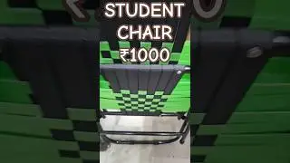 Folding Plastic Study Chair with Strong Square Handle + Free 6mm pad for Laptop/Study