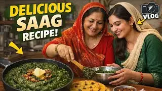 Maa Ki Secret Recipe 😍 | Traditional Recipe Sarso ka saag | Palak ka saag | 