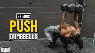 28 Mins Dumbbell Chest, Shoulders & Triceps Workout | Build Muscle 22