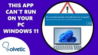 This App Can't Run on your PC Windows 11 ✔️ FIX