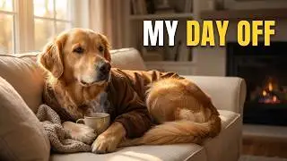 Golden Retriever&rsquo;s First Day Off | A Cozy Day Around the Corner