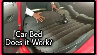 Inflatable Car Bed || Car Bed installation and review