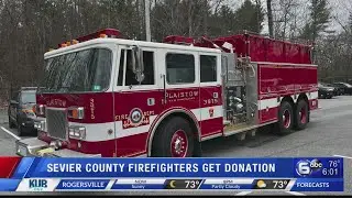 Sevier County firefighters get new water tanker