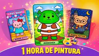 🎨 1 Hora Pintando Bobbie Goods 🤎 Criatividade Sem Parar!