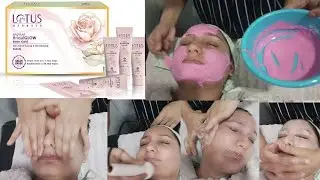 Lotus Herbals Radiant BridalGLOW Rose Gold Skin Illuminating Facial Step by step Salon Demo in Hindi