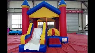 Commercial Inflatable Combo with custom V_shape roof