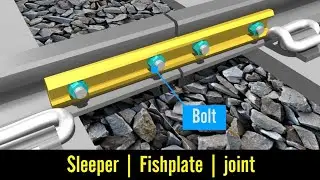 #RAILWAY TRACK HOLE. JOINT FIXING. RAIL SECTION || DO SUBSCRIBE {PBSVIBES} YOUTUBE CHANNEL ❣️