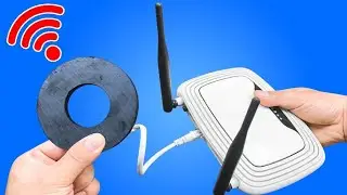 No Internet Needed! Just Put The Magnet on The WIFI Router and Enjoy