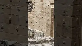 Greece Parthenon built with limestone etc ancient concrete not carved stone