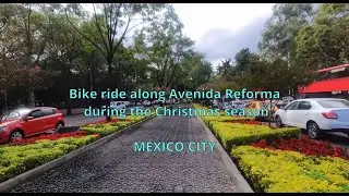 Bike ride along Reforma Avenue, Mexico City. En bici por Avenida Reforma.