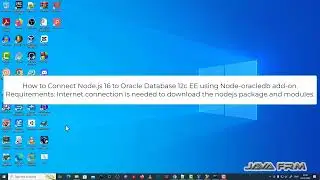 How to connect Node.js 16 LTS to Oracle Database 12c EE using node-oracledb