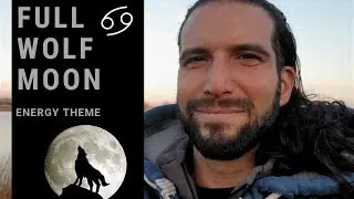 Full Wolf Moon energy theme January 10, 2020 | Full Wolf Moon in Cancer and Lunar Eclipse