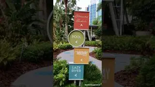 Cabana Bay Pool Bar Speaker as a ceiling access hatch #speakers #universalorlando #cabanabayresort