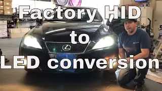 Сделай сам: LEXUS IS250/IS350 2006&ndash;2013 гг. &mdash; замена заводских HID-ламп на светодиодные, шаг за ш...