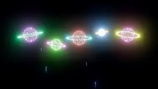 A to G Shapes of fireworks with Blender. (Shape E): Particle system settings #5
