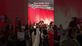 #game changer movie ka promotion #ram charan #kiyara adwani #Lucknow #pratibha hall