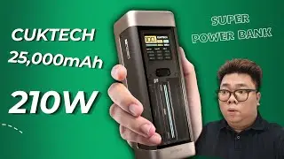 Review CUKTECH 20: Si&ecirc;u Sạc Dự Ph&ograve;ng C&ocirc;ng Suất 210W, 25,000mAh